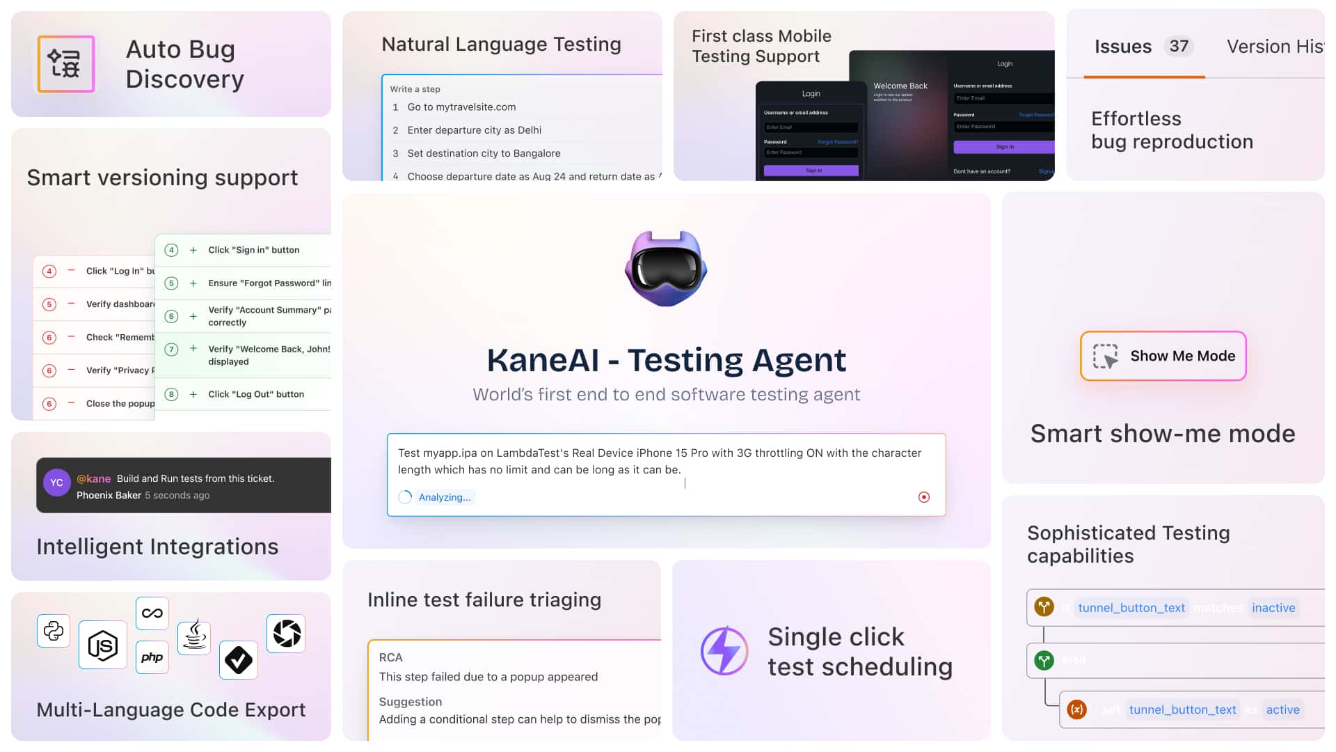 Enterprise Cloud Platform LambdaTest Unveils AI Test Agent KaneAI for Software Debugging