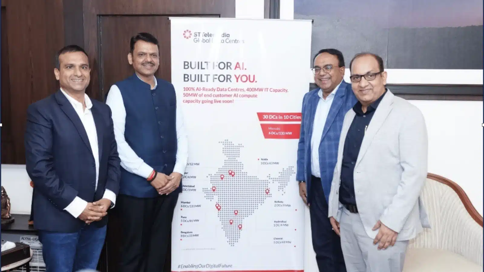 ST Telemedia Global Data Centres India to Invest Up to ₹5,000 Crore in Maharashtra
