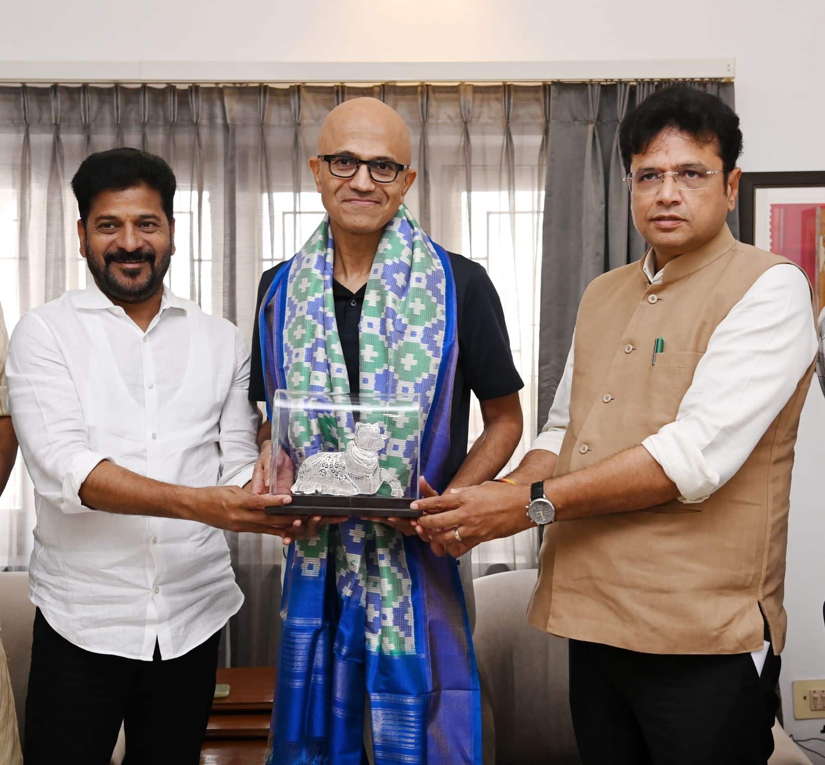 Telangana Government Urges Satya Nadella for Microsoft Data Centre Expansion by 2025