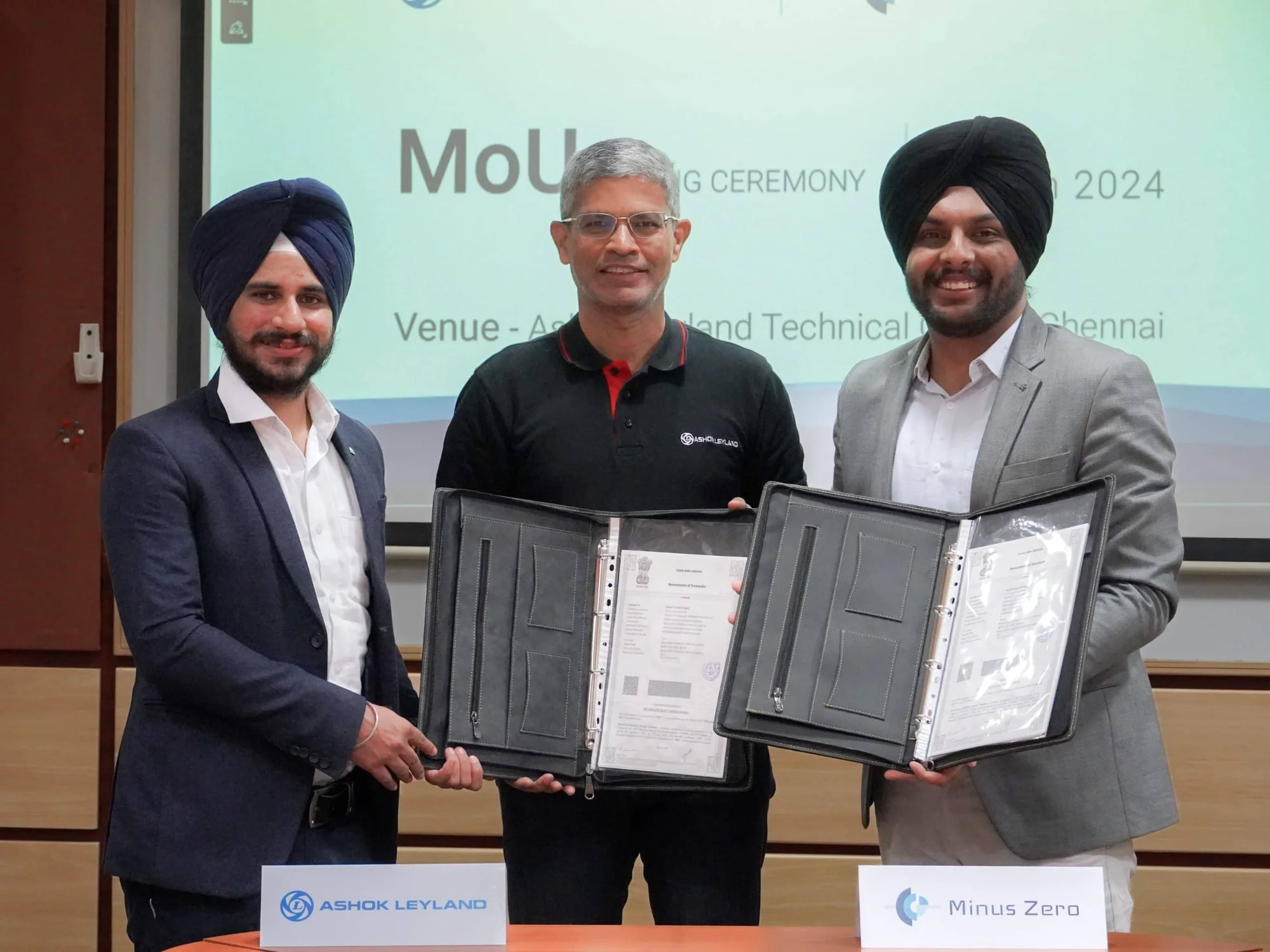 Minus Zero and Ashok Leyland Partner to Develop Autonomous Trucking Solutions