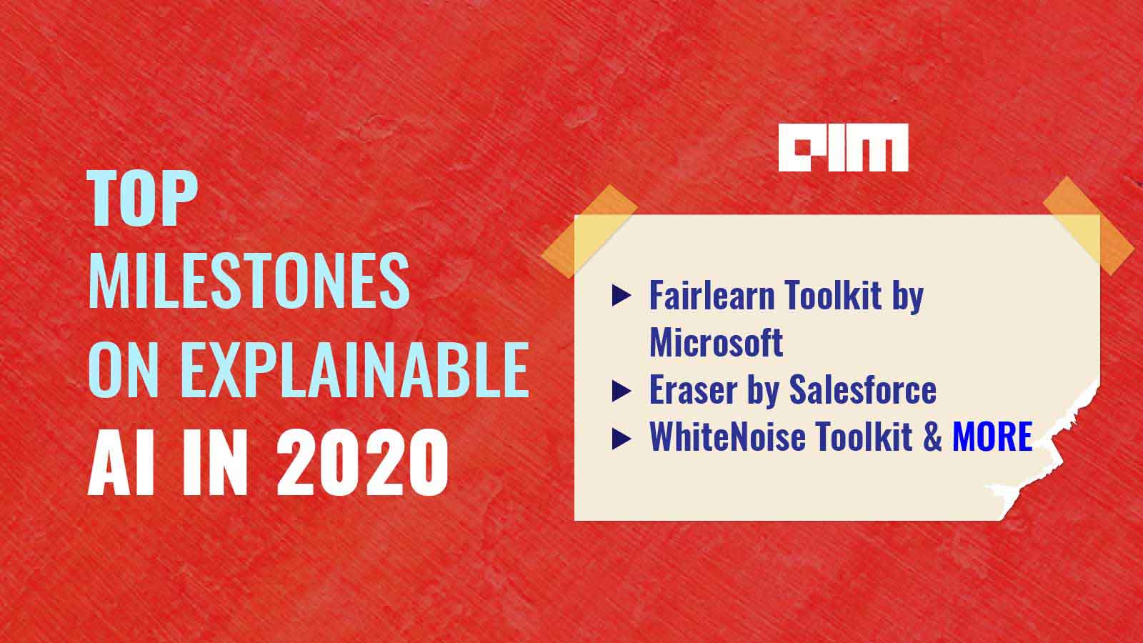 Top Milestones On Explainable AI In 2020