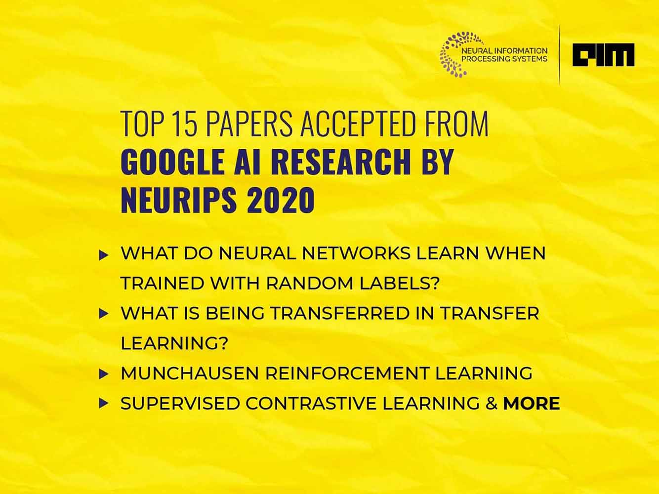 What Are the Top Google AI Research Papers of 2020? | Analytics India ...
