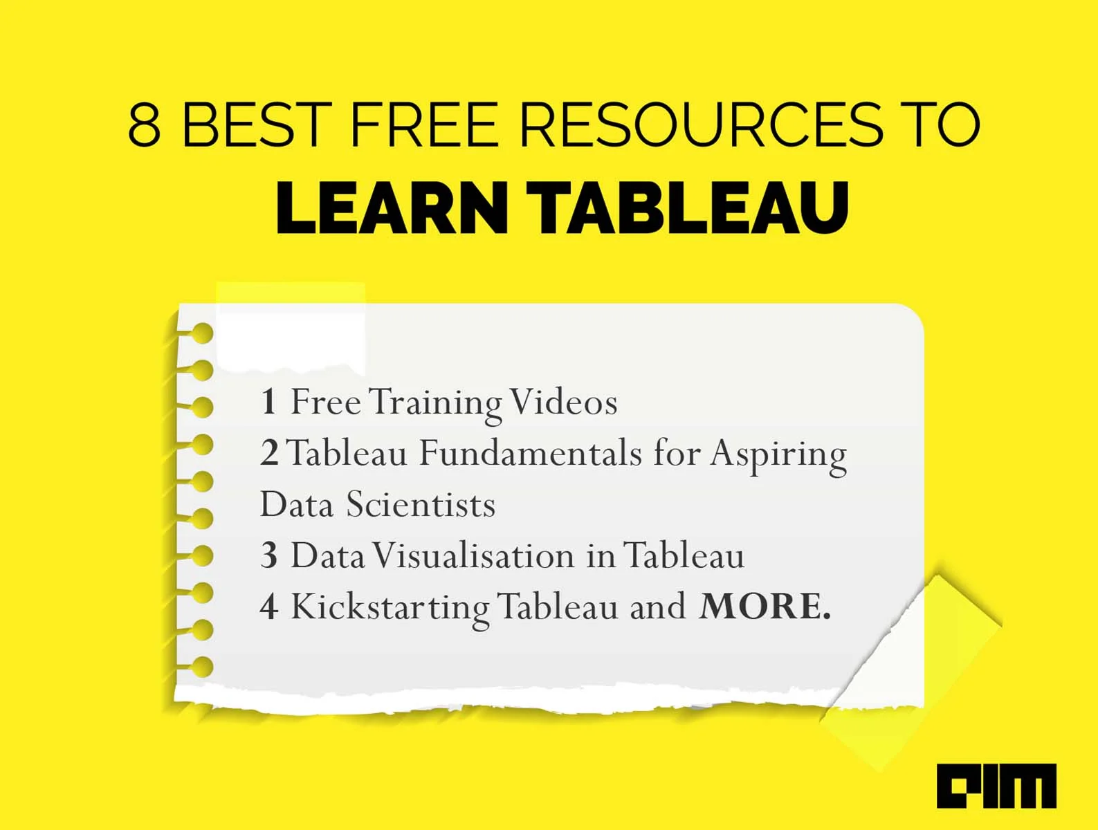 8 Best Free Resources To Learn Tableau in 2024