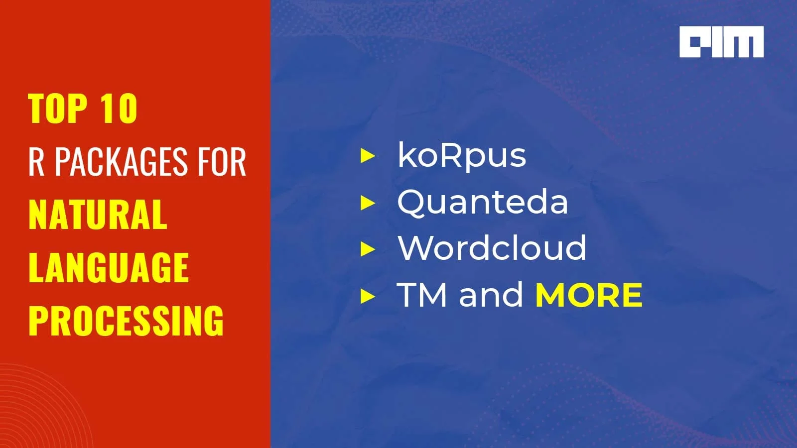 Top 10 R Packages For Natural Language Processing (NLP) | AIM