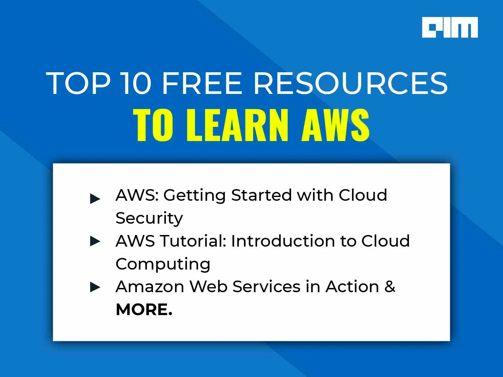 Top 10 Free Resources To Learn AWS