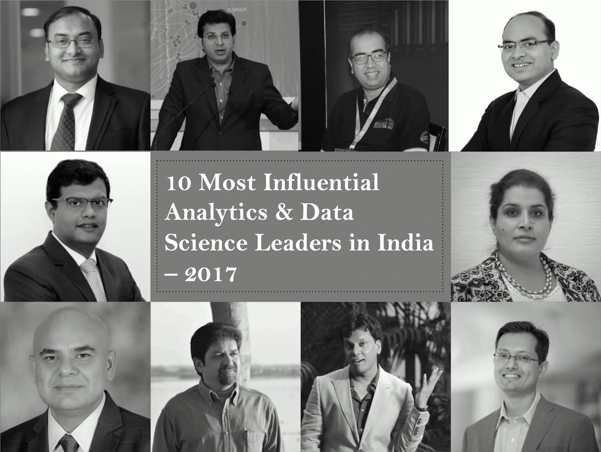 10 Most Influential Analytics & Data Science Leaders in India – 2017 | AIM