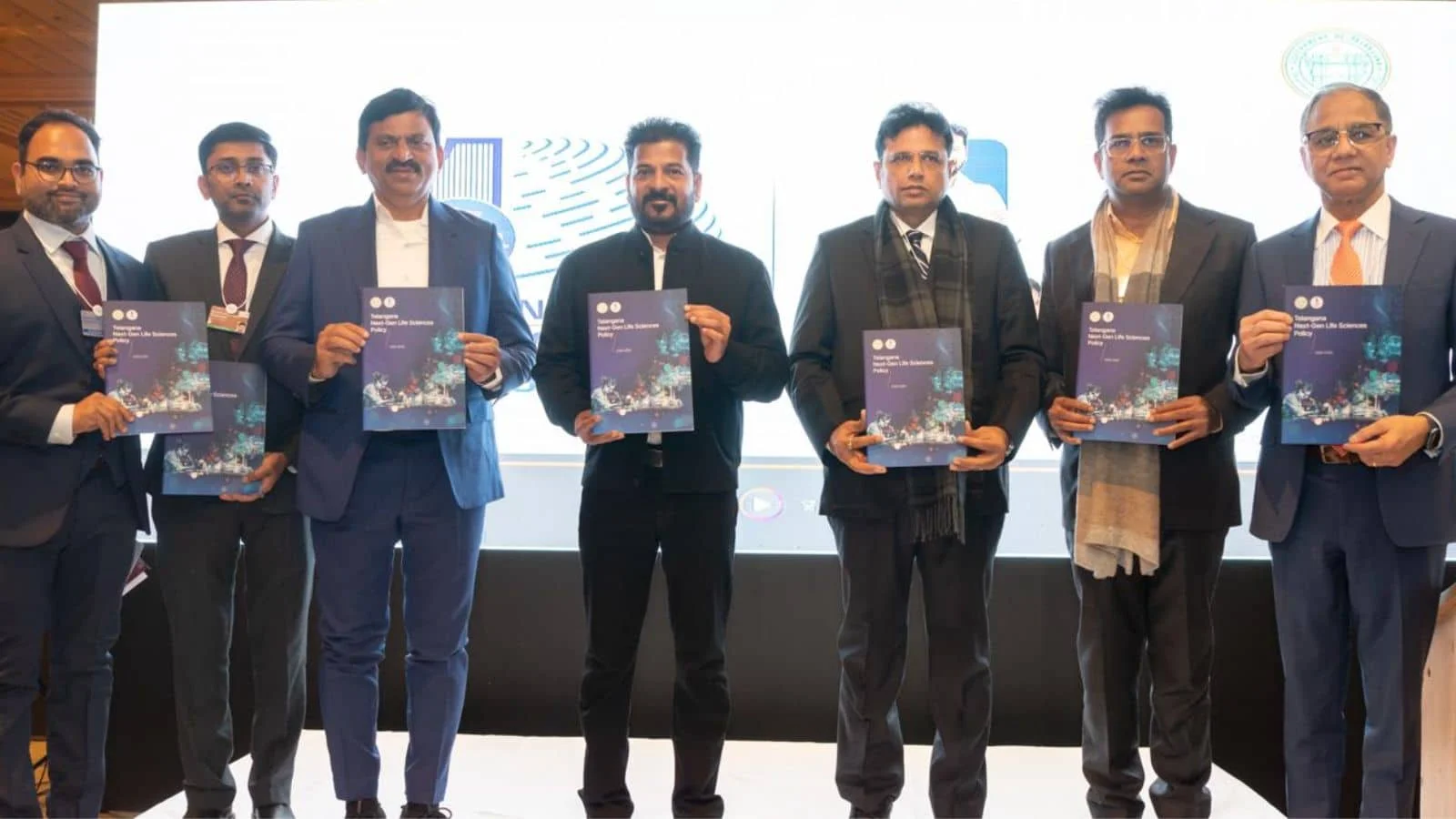 Telangana Unveils Life Sciences Policy 2026–30 at Davos, Targets $25 Bn Investments